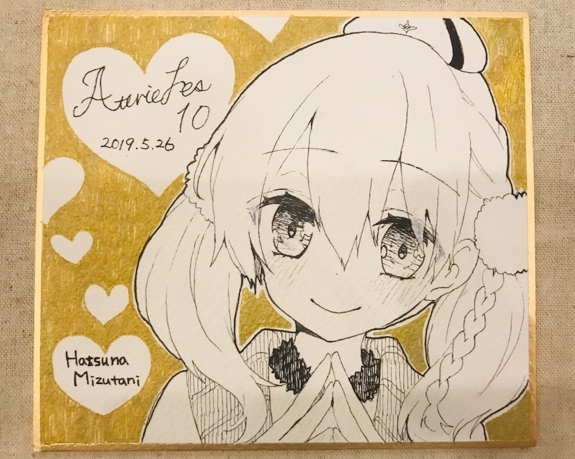 リクエスト色紙【直筆/アナログ】