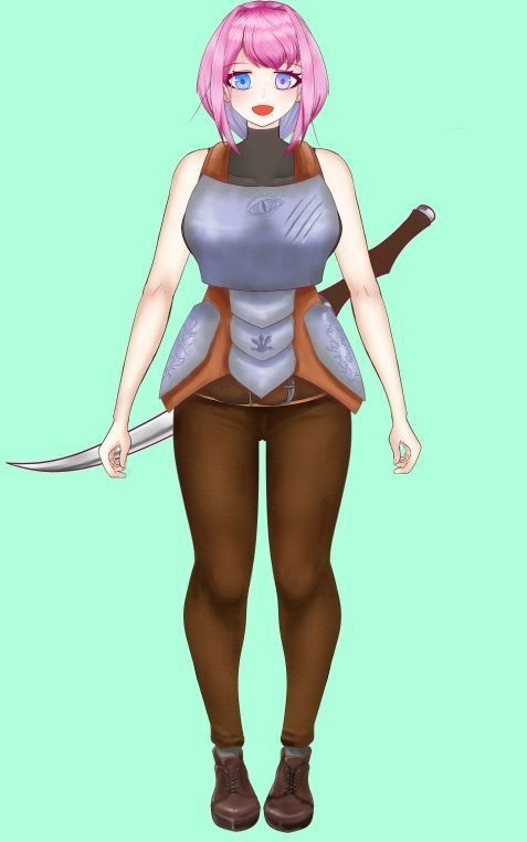 期間限定80%OFFセール中! 改造→転売OK!【汎用カスタムモデル】live2D Vtuber用モデル 冒険者ちゃん