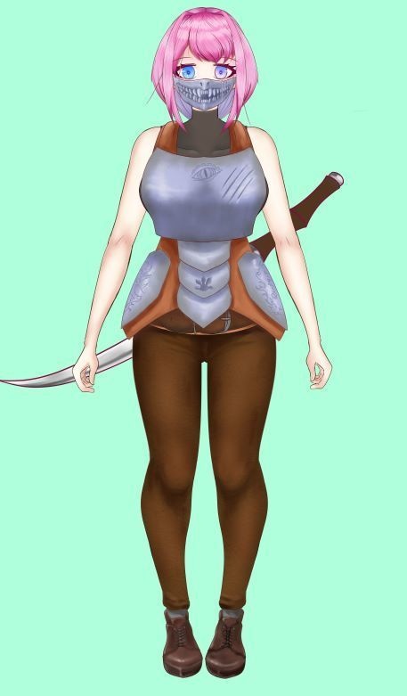 期間限定80%OFFセール中! 改造→転売OK!【汎用カスタムモデル】live2D Vtuber用モデル 冒険者ちゃん