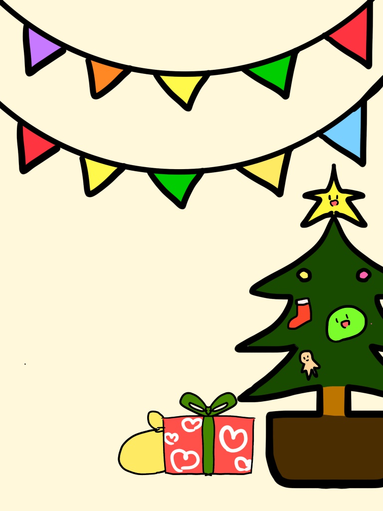 スラたんクリスマスそざい