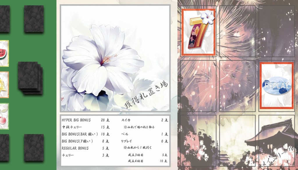 回胴盤上遊技 扶桑花札