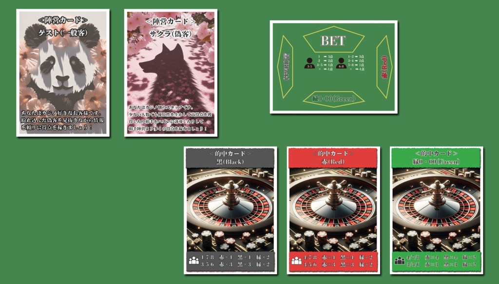 『動物回転盤~アニマルーレット~』【正体隠匿のチーム戦】と【推理予測の個人戦】が楽しめるボードゲーム