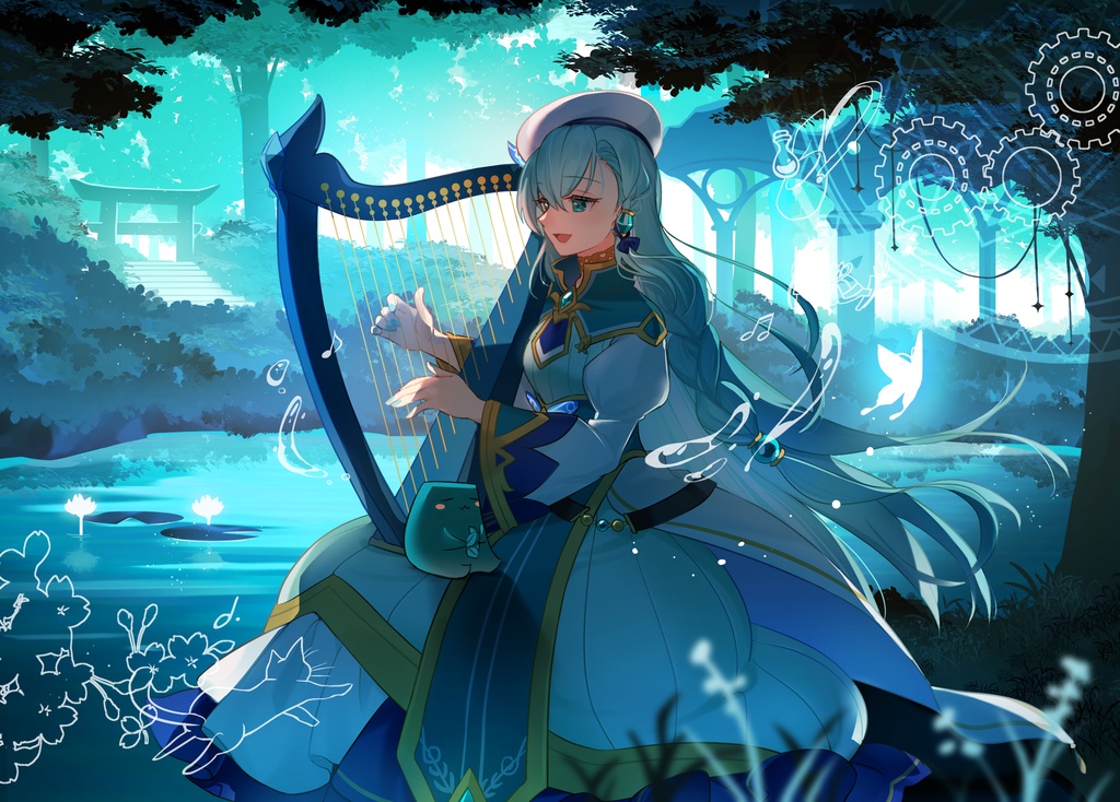 凪の郷愁【造語コーラス入り無料BGM素材】