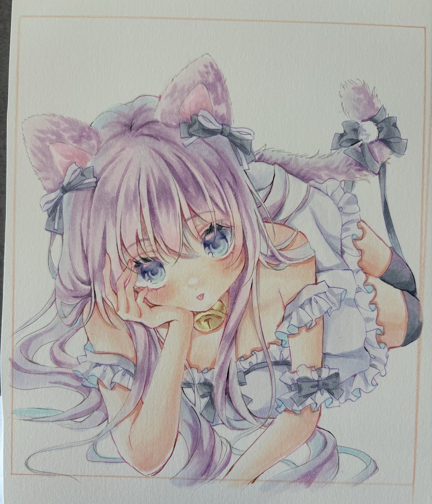 小色紙　『早くかまって、、？♡』