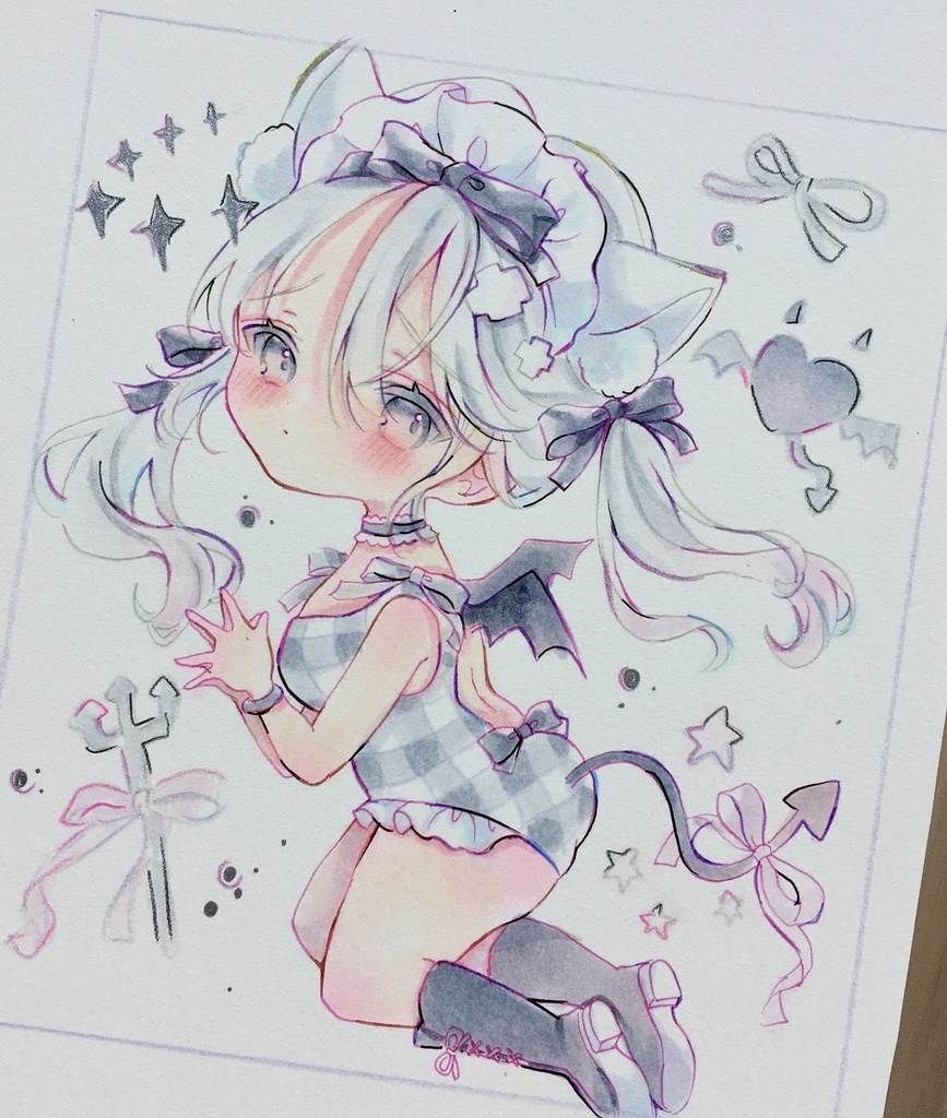 【原画】小色紙『DEVIL♡vol.1』