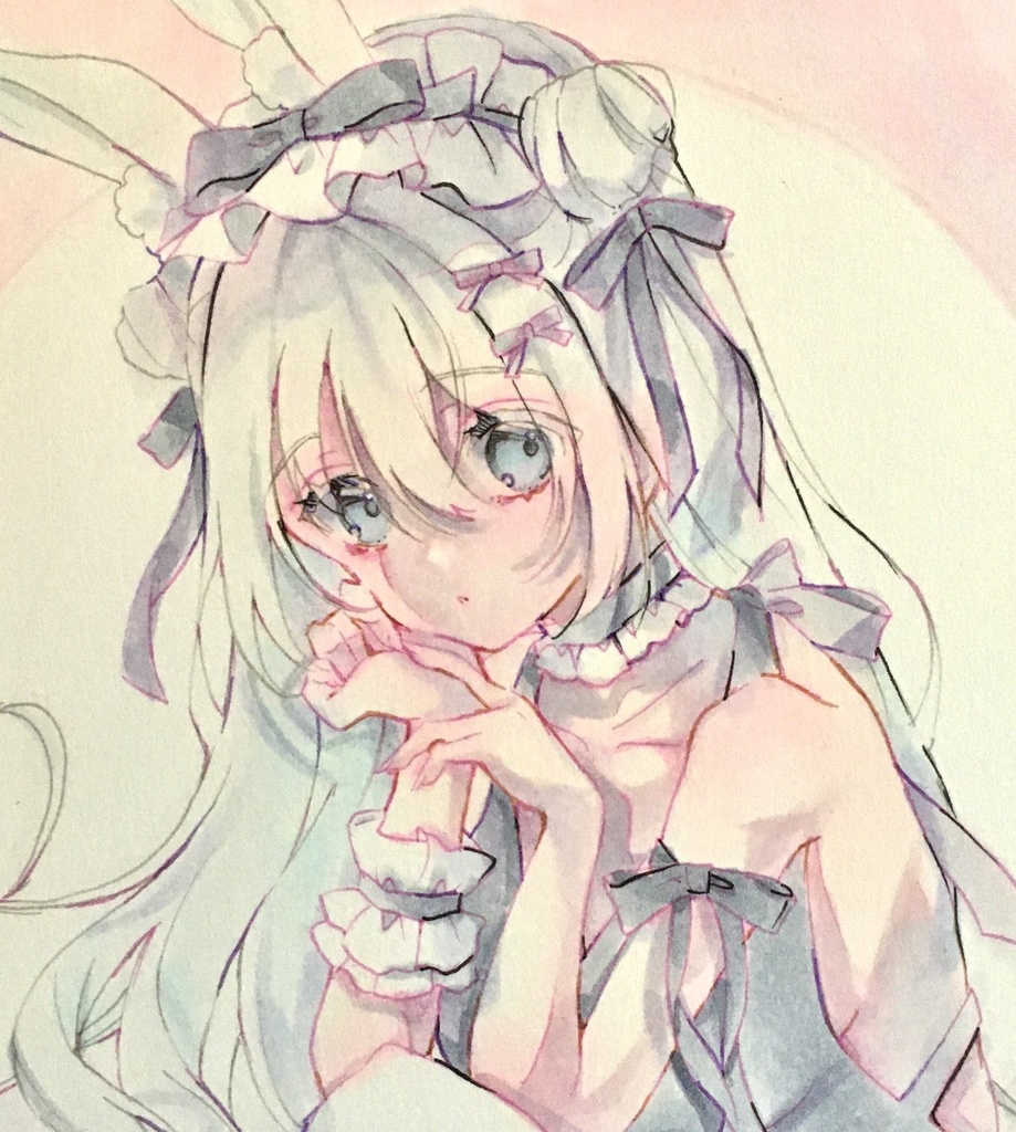 【原画】小色紙『この気持に気がついて』