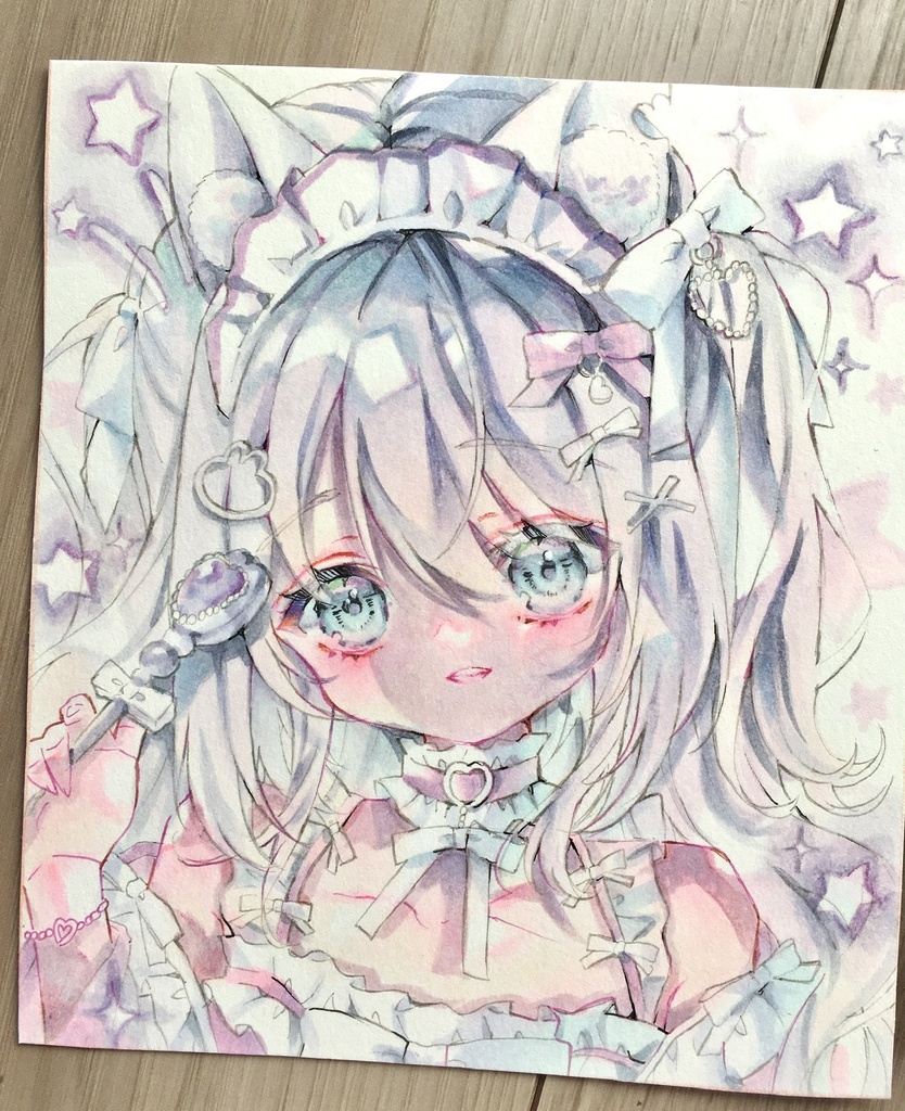 【原画】『キミに魔法を、、♡』約11✖︎13