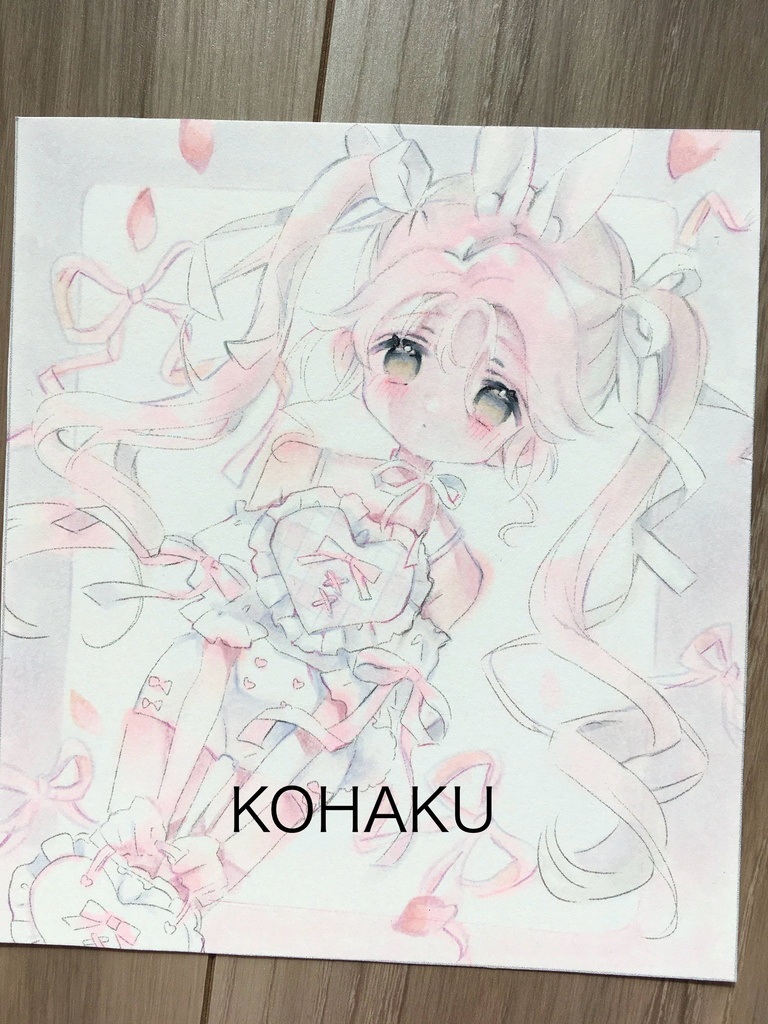 【色紙原画】『春はデートの口実』