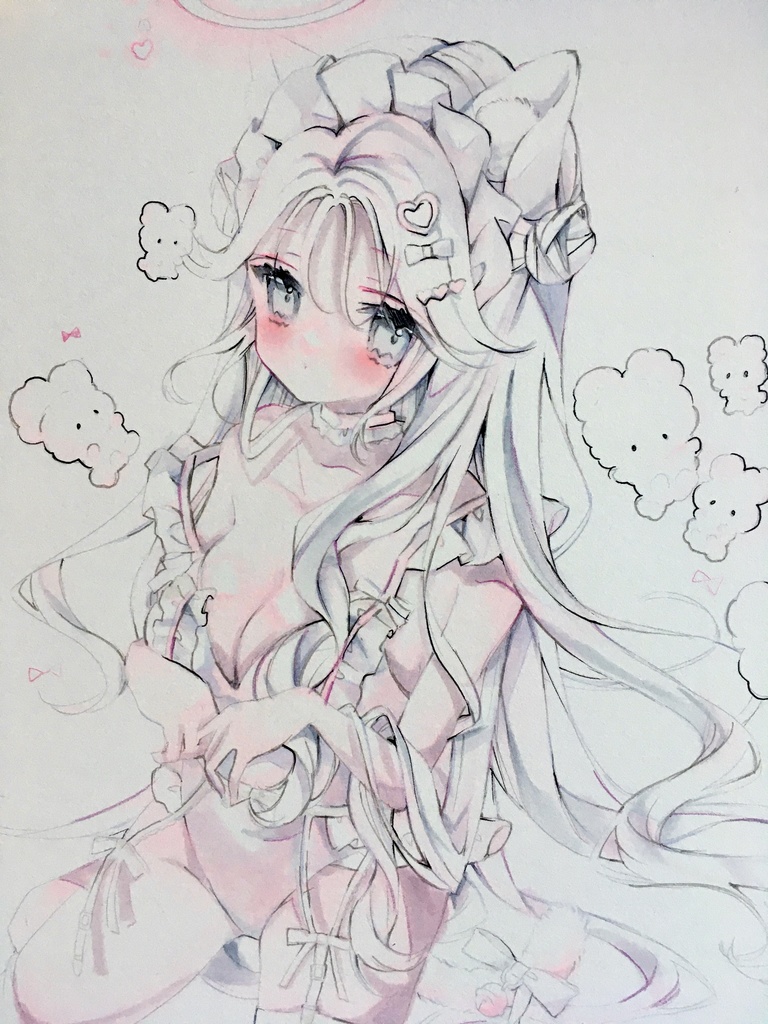 B5原画『可愛いだけじゃ伝わらない？』