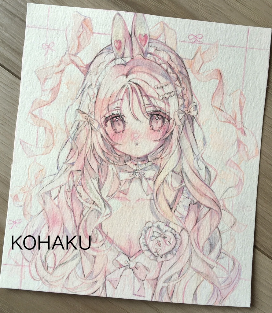 【匿名配送】11✖︎13水彩原画『ぼくは強くて弱いから』色紙
