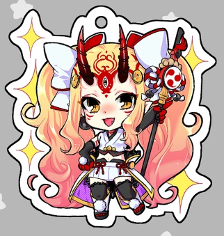 鬼救阿・茨木童子アクリルキーホルダー