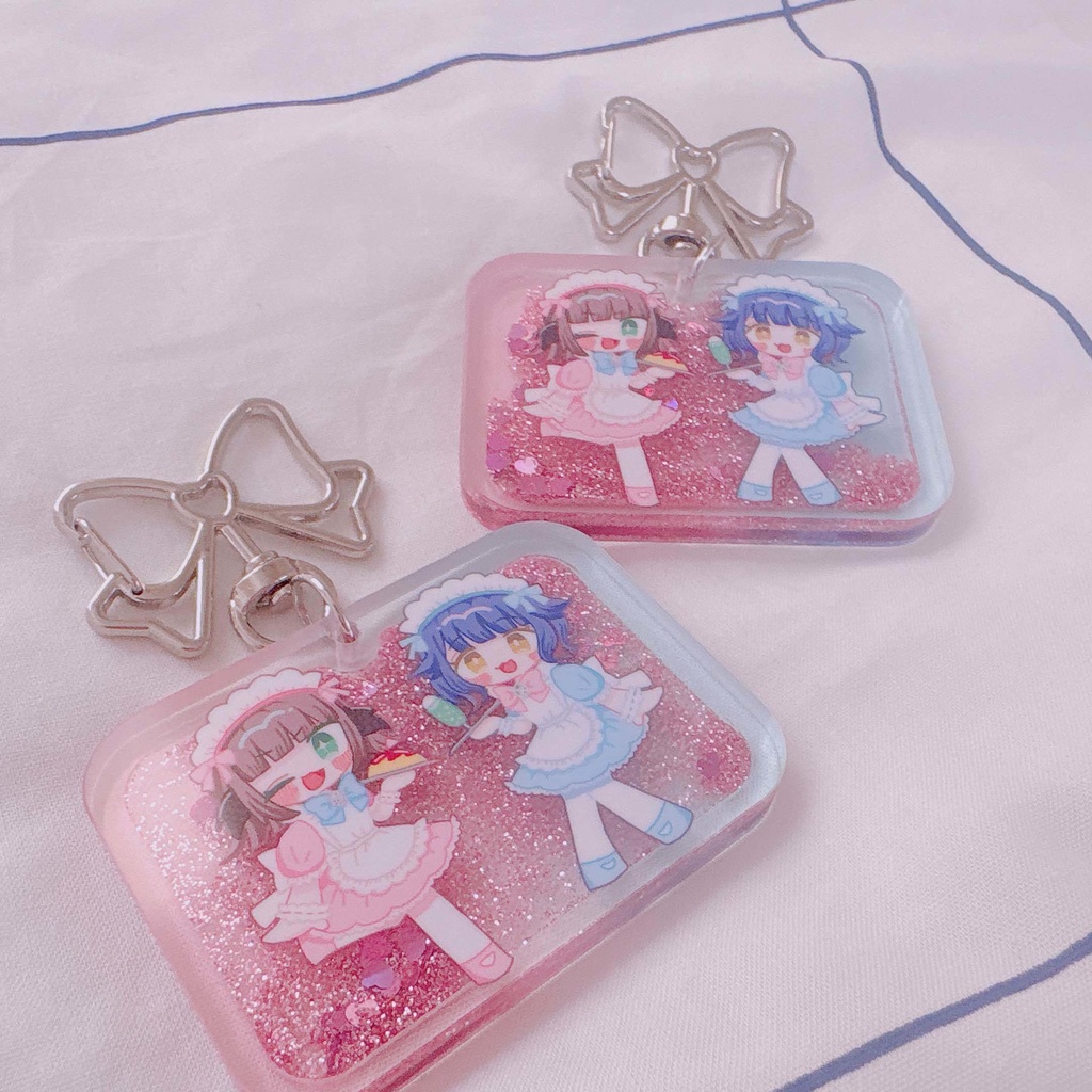 めがみつき　メイドアクキー