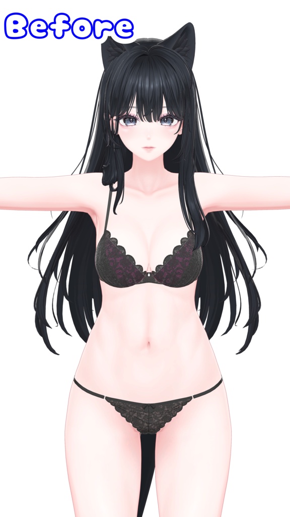 海咲向け 周りにない立体肌感マテリアル 【poiyomi】
