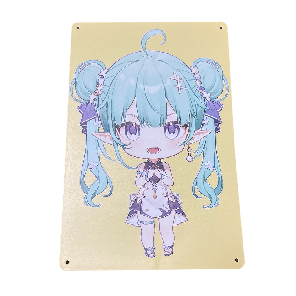 A4ぐらいの金属板、飾れる