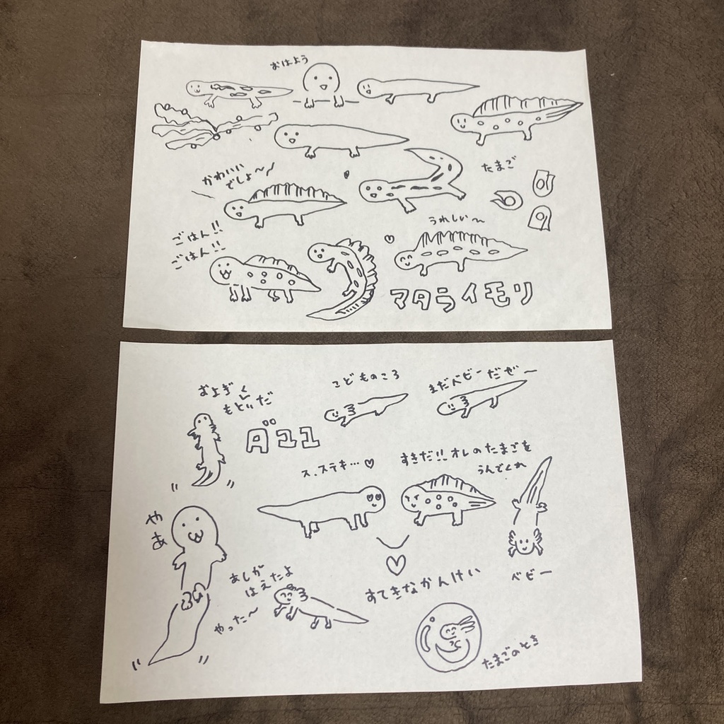 【限定1商品】イモリブリーダーの1日の原画