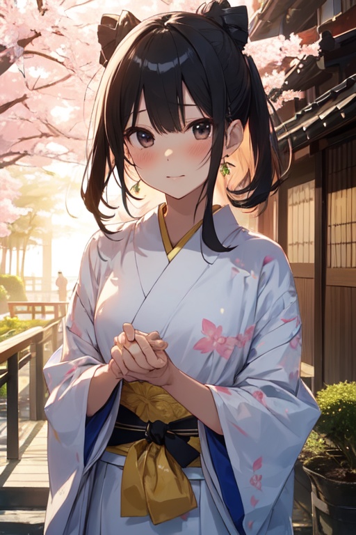 野間正記 イラスト事務所　浴衣美人、夏の夜の魅惑