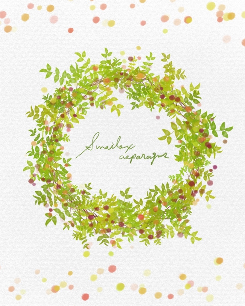 絵になる夏の植物ブラシ21本セット/procreate専用ブラシ