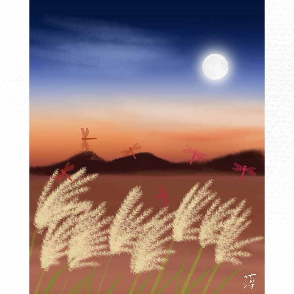 絵になる秋の植物ブラシ19本セット/procreate専用ブラシ