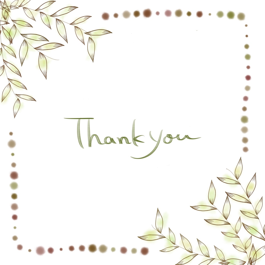 絵になる植物ブラシ(線画)23本セット/procreate専用ブラシ