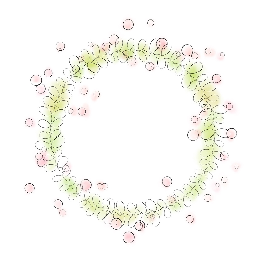 絵になる植物ブラシ(線画)23本セット/procreate専用ブラシ