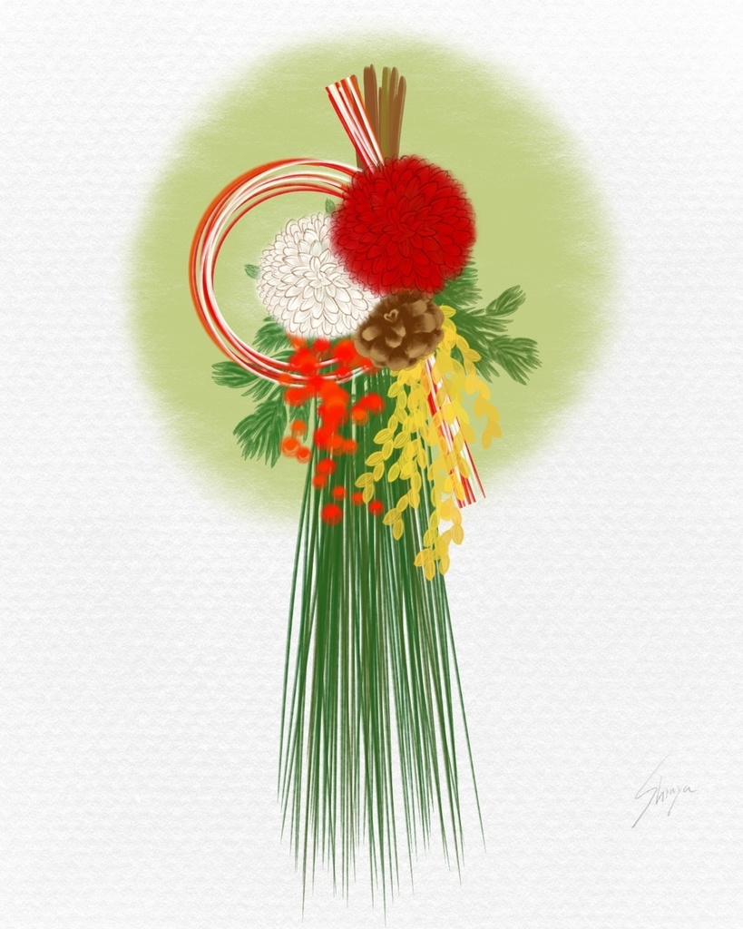 絵になる冬の植物ブラシ29本セット/procreate専用ブラシ