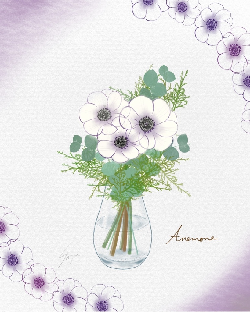 絵になる冬の植物ブラシ29本セット/procreate専用ブラシ