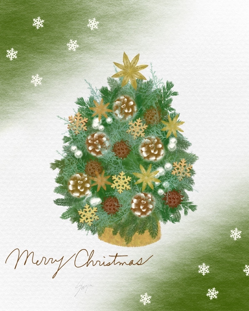 絵になる冬の植物ブラシ29本セット/procreate専用ブラシ