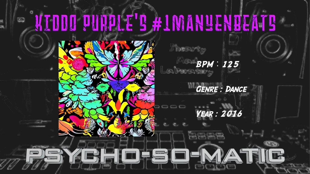 【#1ManYenBeats】01:Phycho-So-Matic(商用利用可)