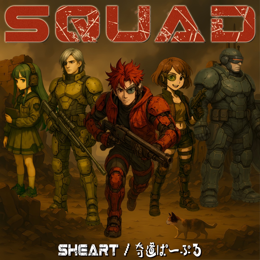 Album『SQUAD』(完全版:CD)|SHEART/奇道ぱーぷる #4TH_SQUAD