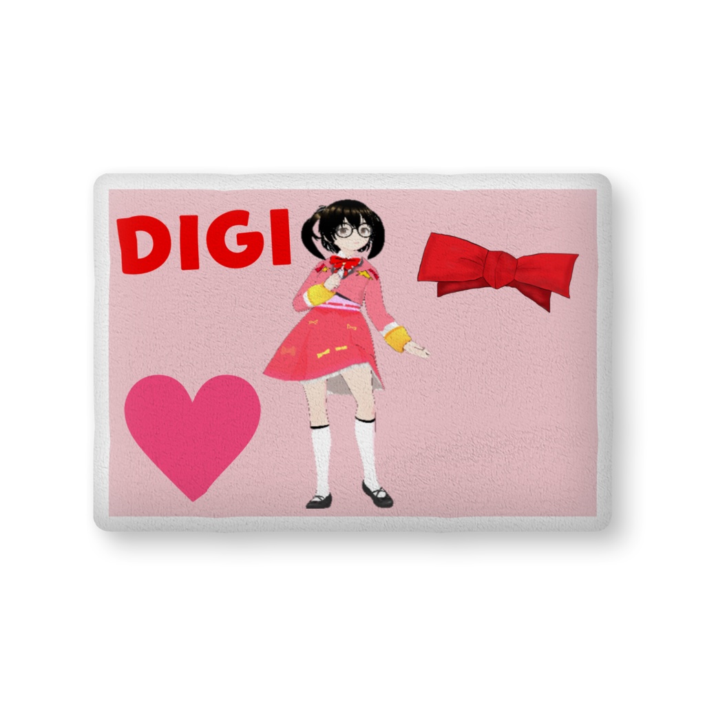 大きな四角いでじっこクッション