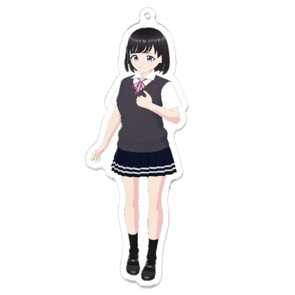 ゆわアクリルキーホルダー