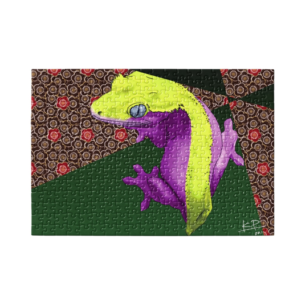 【パズル】クレステッドゲッコー「Kurumi」001