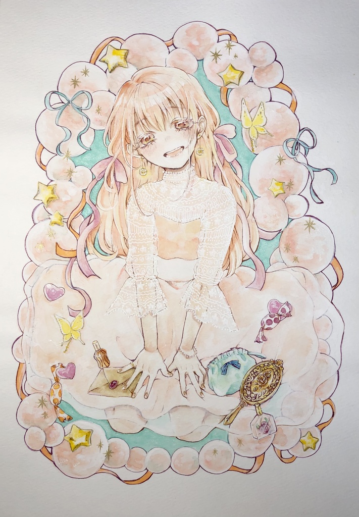 甘く咲む