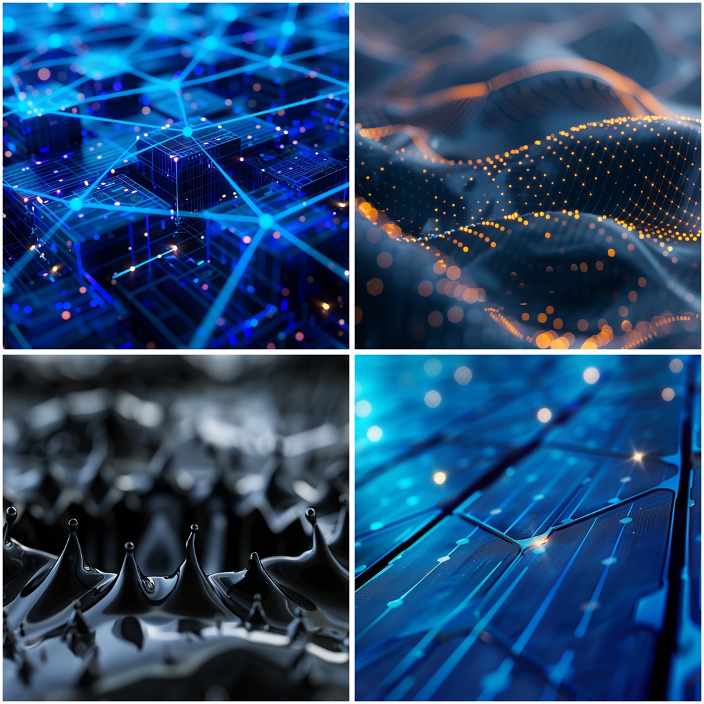 高解像度・抽象背景素材セット(発光/粒子/流体) 50枚セット vol.1