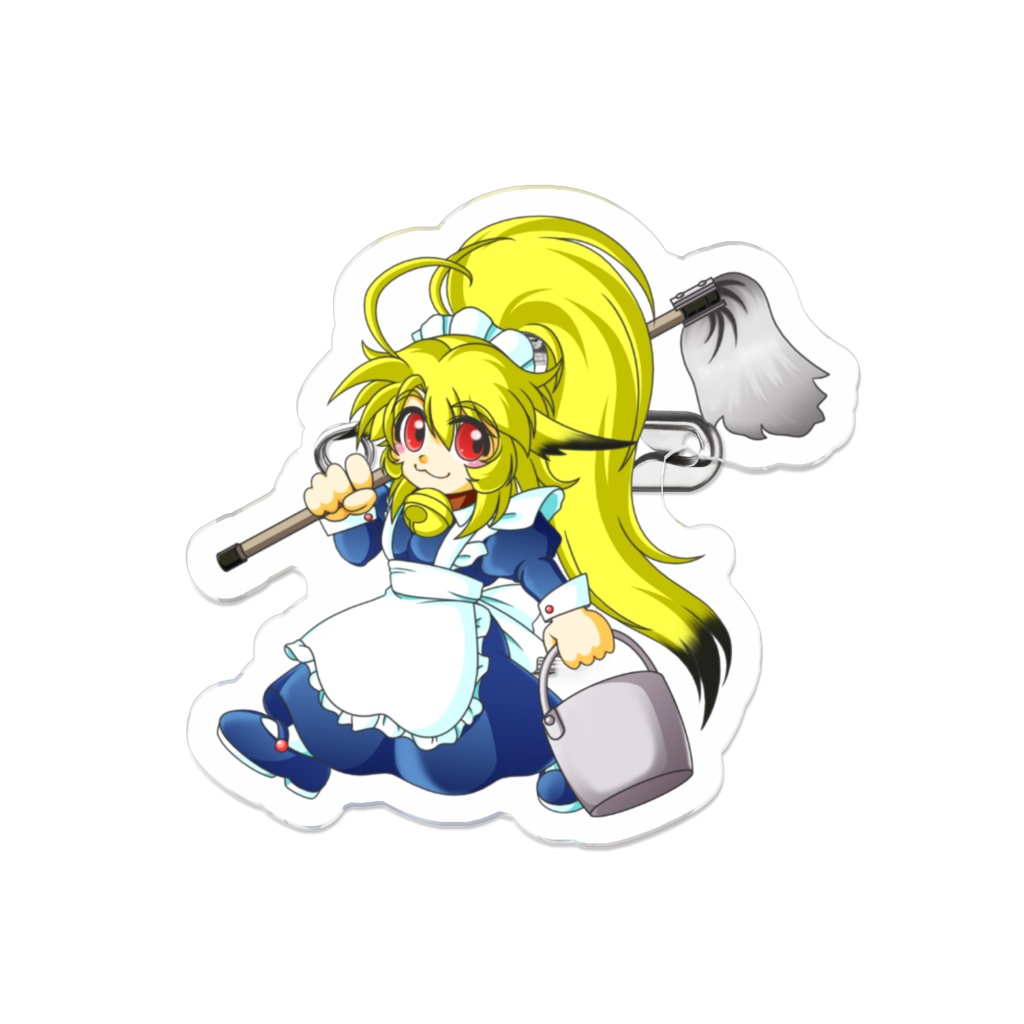 鍔芽(メイド)アクリルバッジ