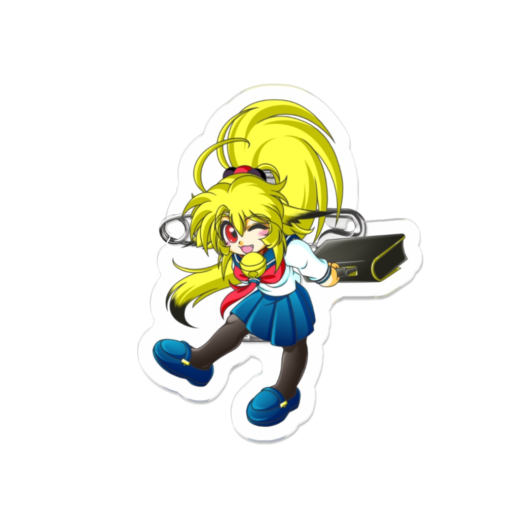 鍔芽(セーラー服)アクリルバッジ