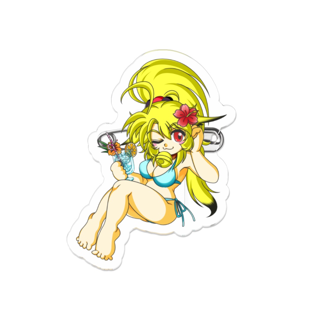 鍔芽（ビキニ）アクリルバッジ