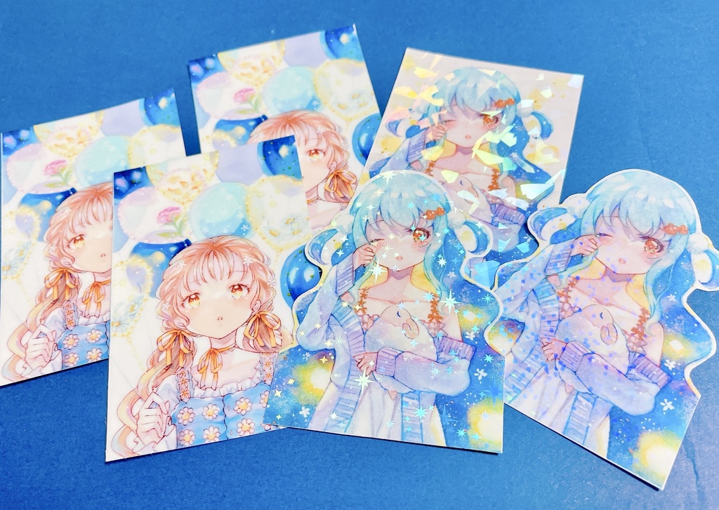 COMITIA144】ポストカード＆ステッカーセット - snow*flower - BOOTH