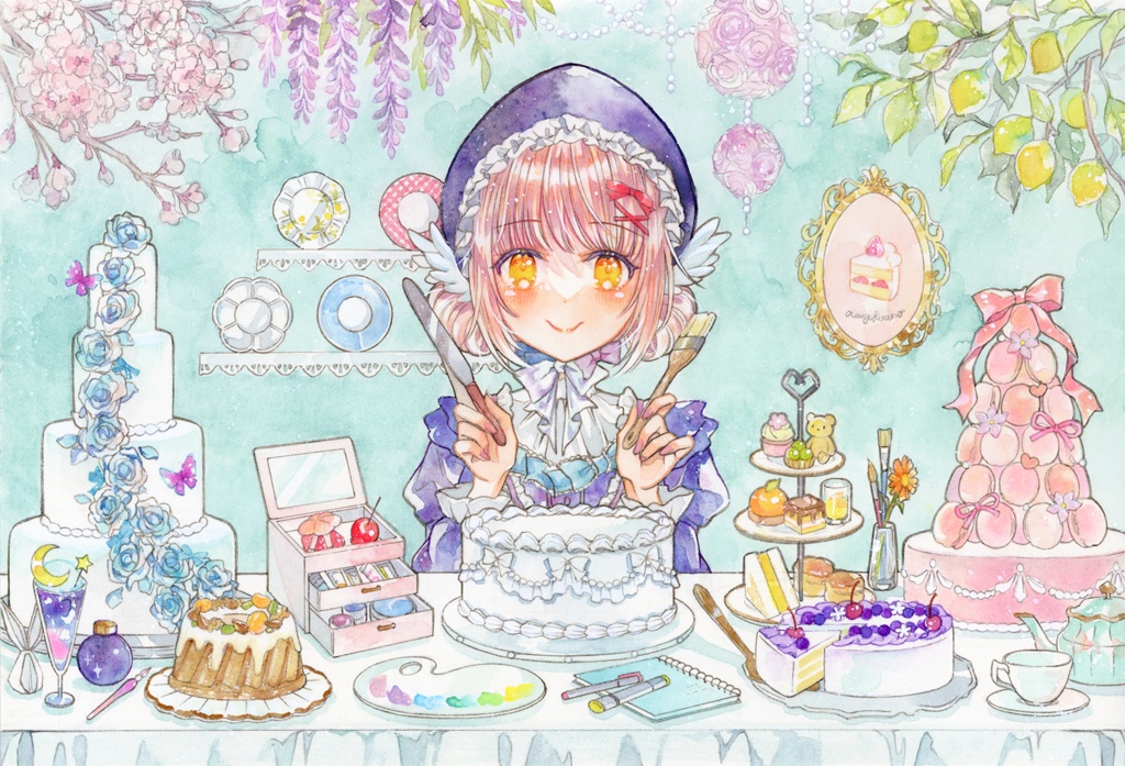 【期間限定SALE】ポストカード「彩りアラモード」