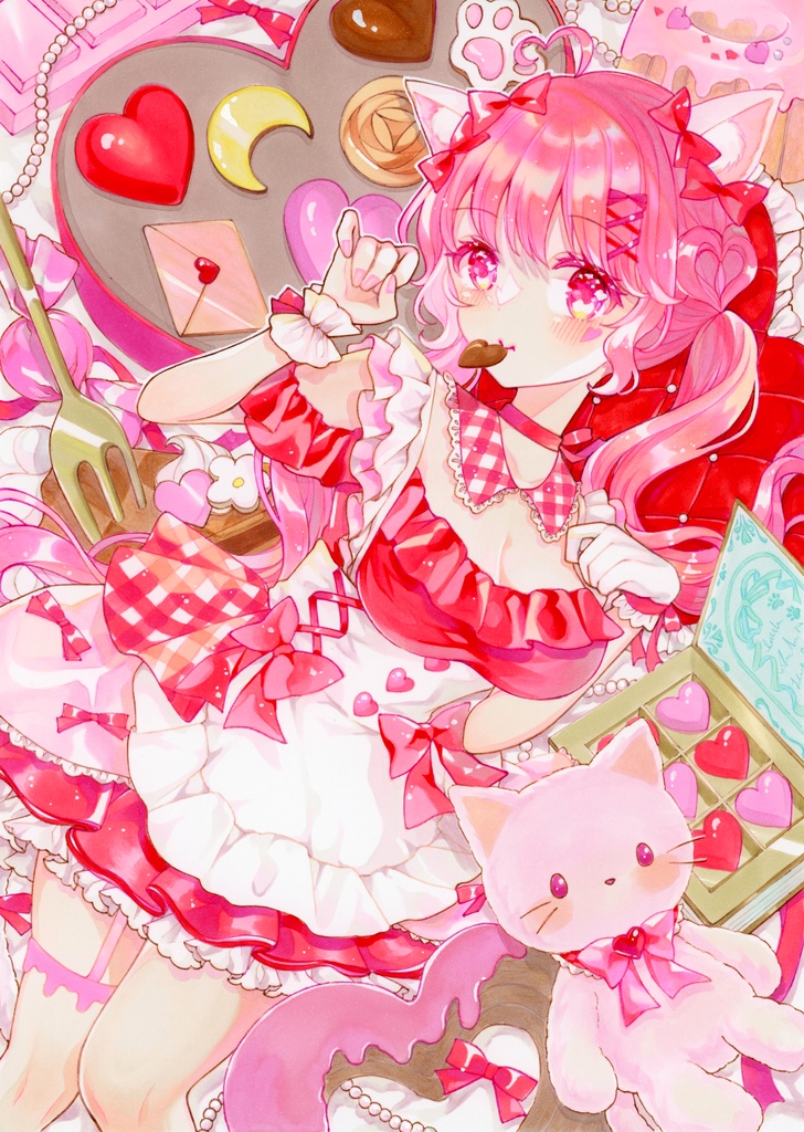 new!ポストカード「My Sweet Kitty」