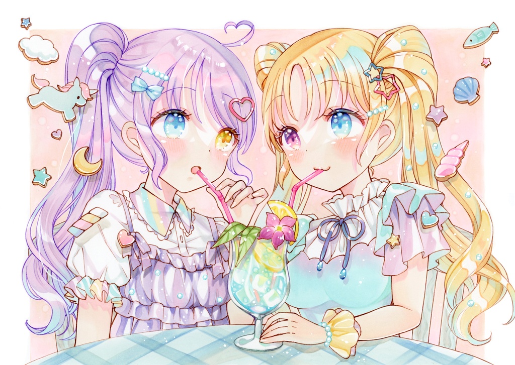 額装原画「sweet time」
