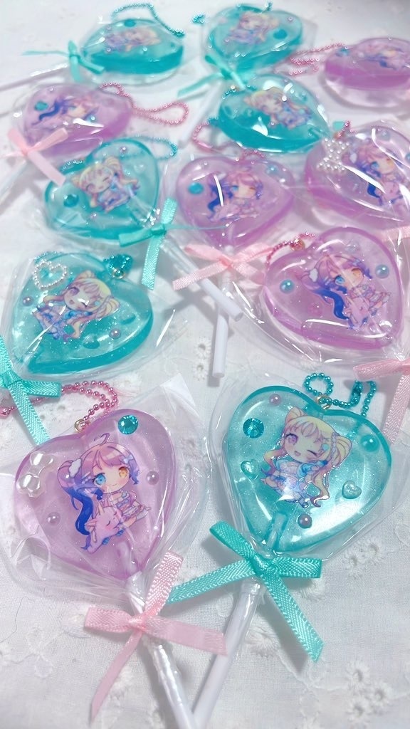 個展グッズ*キャンディーキーホルダー