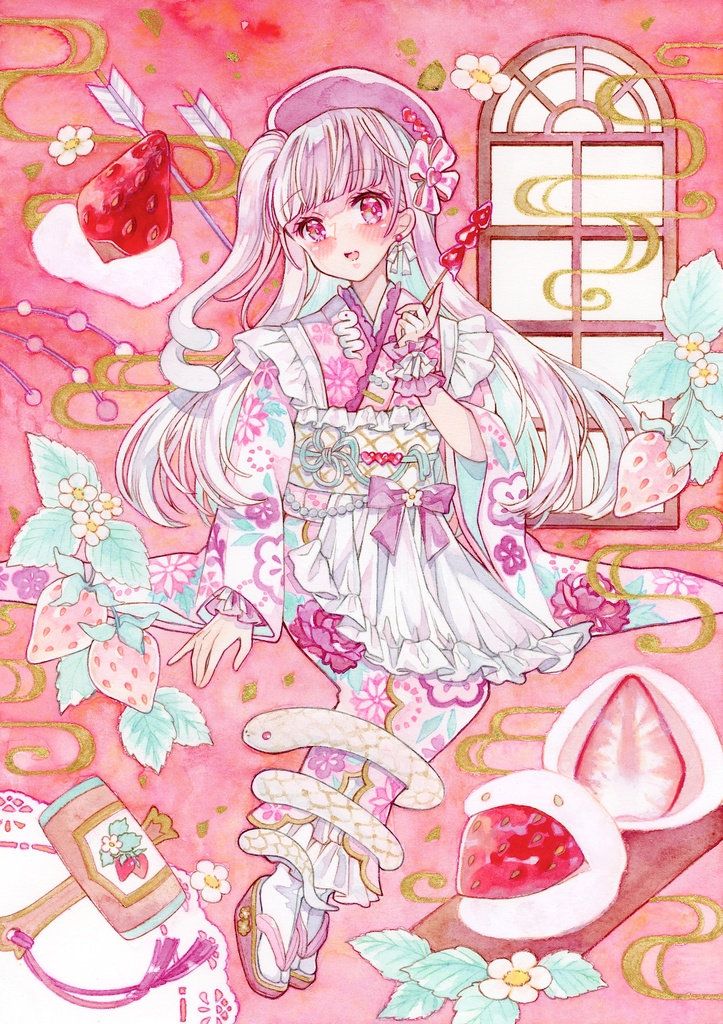 new!ポストカード「へび神様のお気に召すままに」