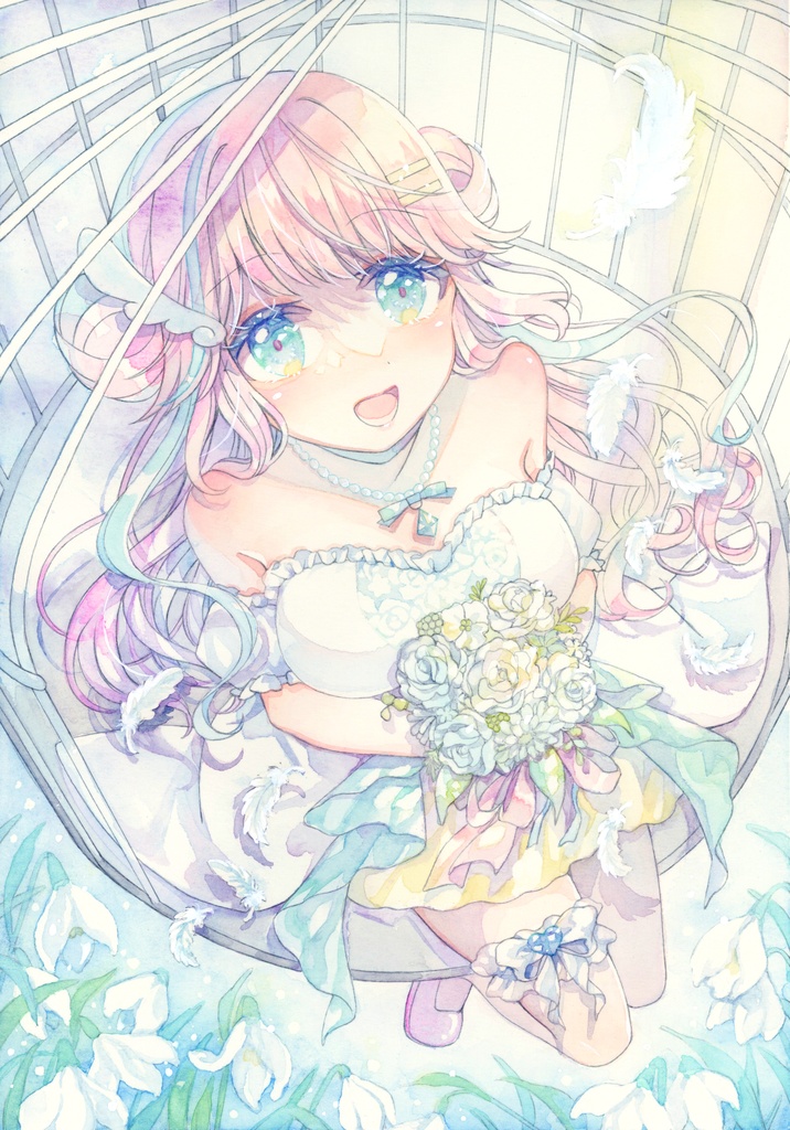 new!ポストカード「天使のつばさ」