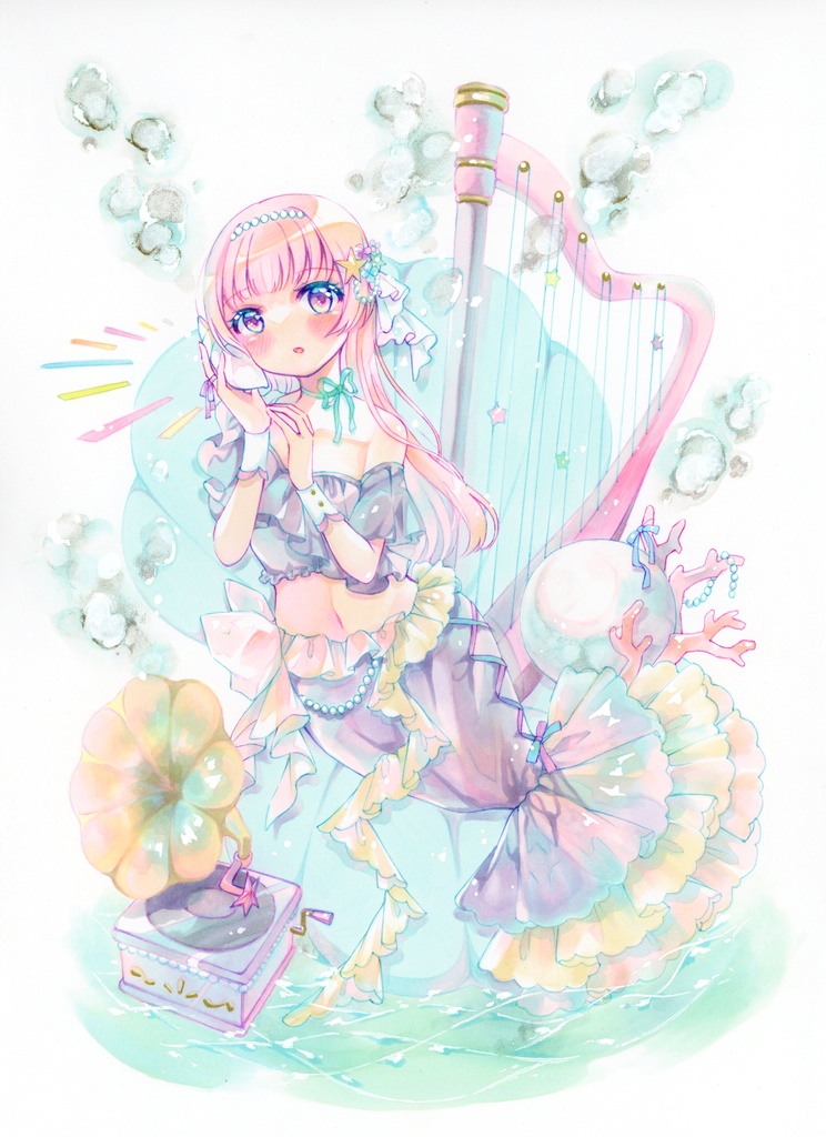 個展 フレームレス原画1〜9