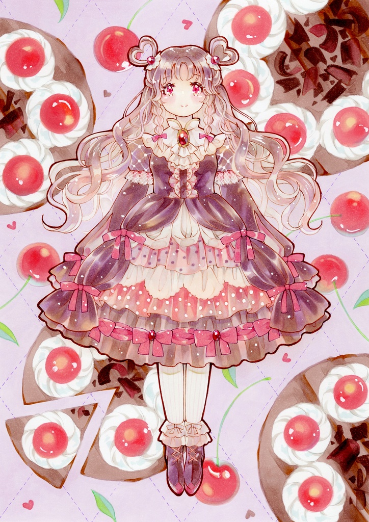 個展 フレームレス原画1〜9