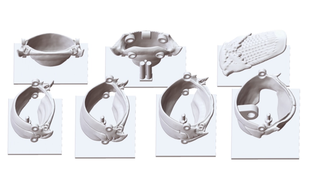 「伊勢海老の自在置物」の3Dデータ