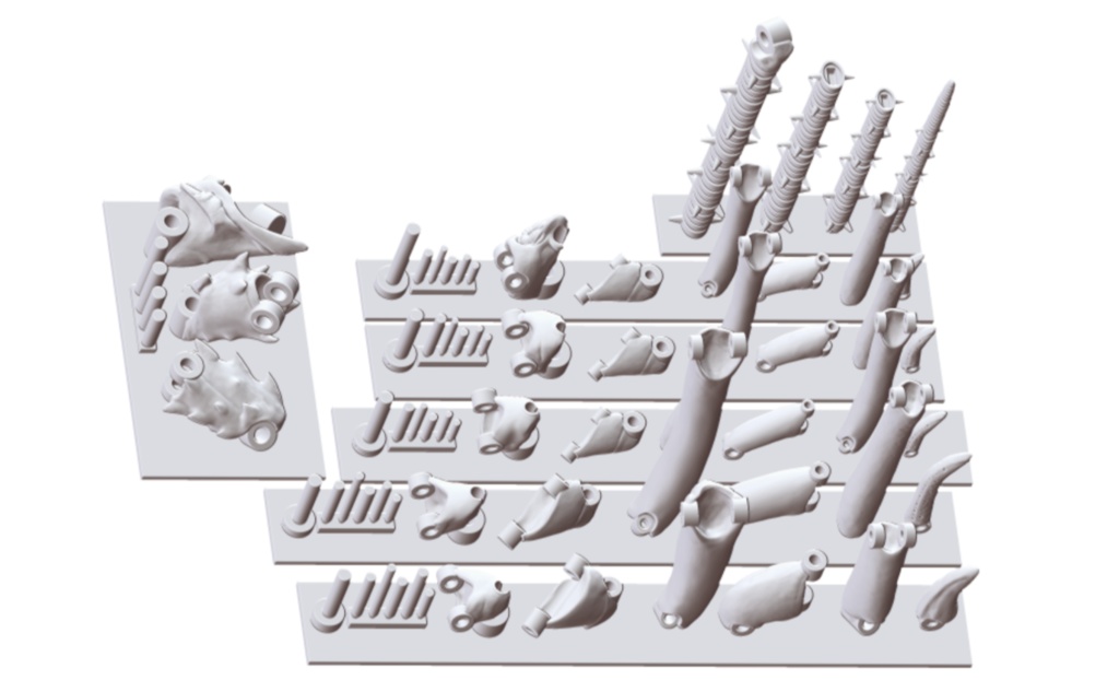 「伊勢海老の自在置物」の3Dデータ