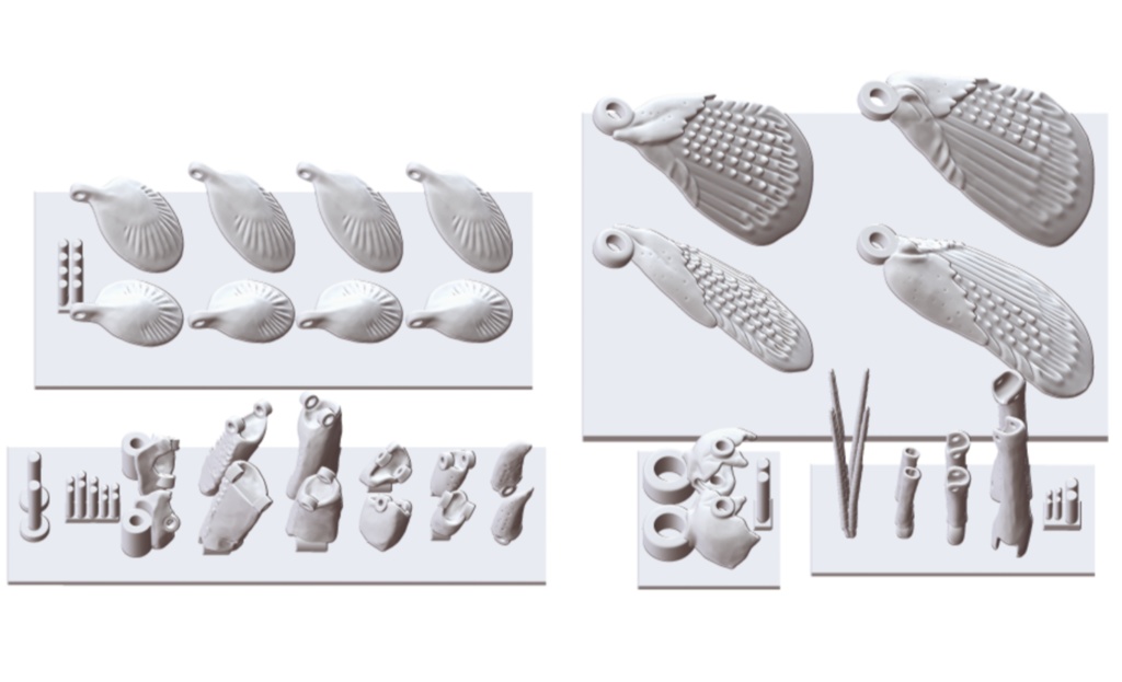「伊勢海老の自在置物」の3Dデータ