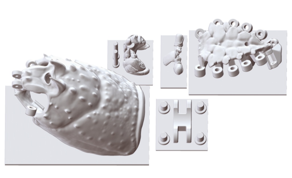 「伊勢海老の自在置物」の3Dデータ
